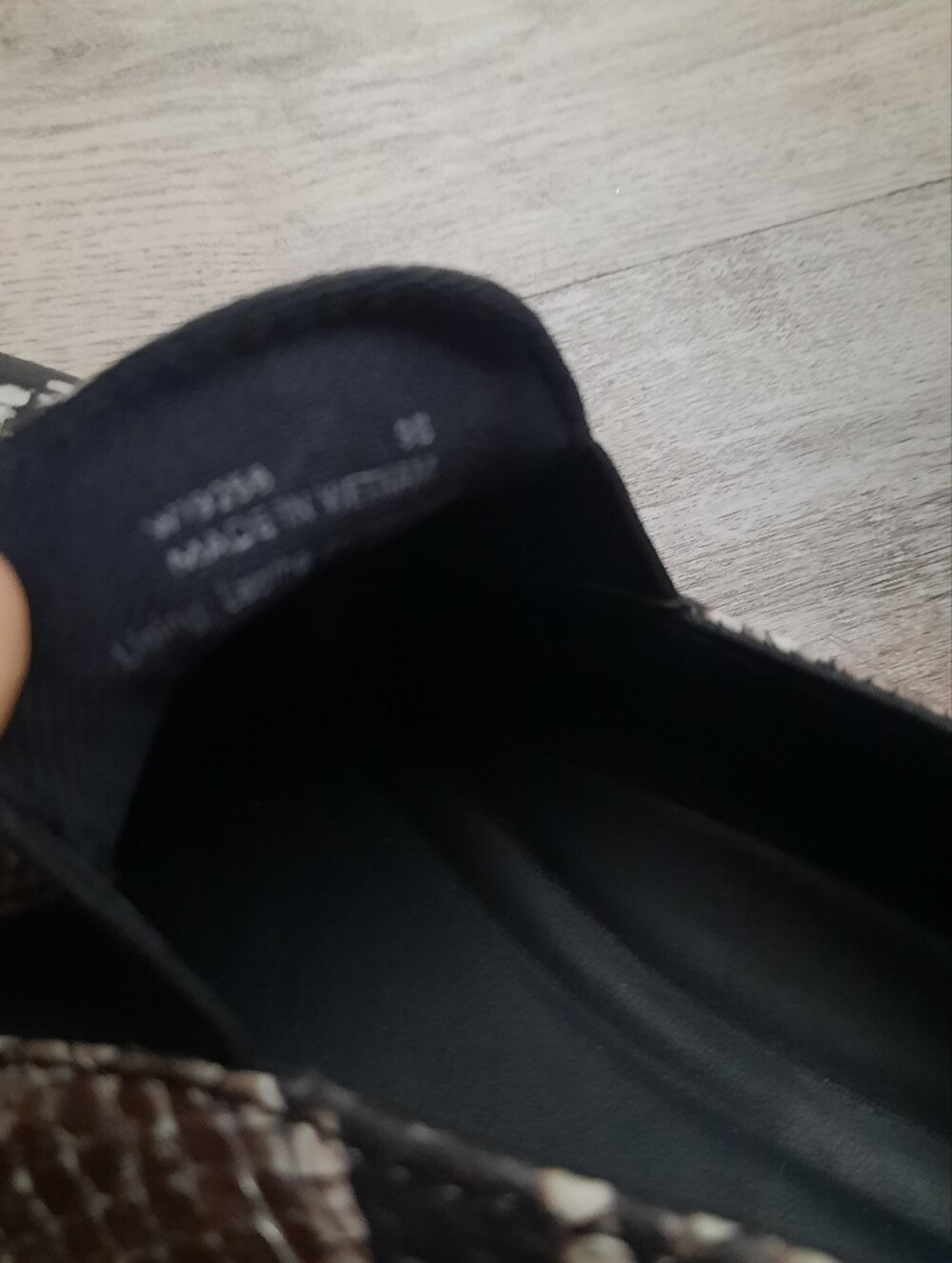 Cole Haan Black & Gray Snake-Print Slip-On Sneakers - Picture 8 of 8